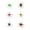 small, variant on Pack Of Floating Sea Urchins Lures Baits With Flashes Effect For Enhances Fish Attraction In Various Fishing Conditions
