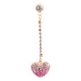 thumbnail image 1 of 1 Pc Alloy Love Heart Phone Plug Cover Dust-proof Novel Protective Plug, 1 of 7