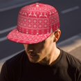 thumbnail image 6 of Custom Christmas Printed Flat Baseball Cap – Adjustable Snapback Hat with Flat Bill, Breathable and Durable, Personalized Design for Sports, Travel & Daily Wear, 6 of 6