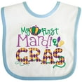 thumbnail image 3 of Inktastic My First Mardi Gras Boys or Girls Baby Bib, 3 of 4