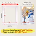 thumbnail image 2 of Canvas Floating Frame Wood-Look Floater Frames for Removable Stretched Canvas Wall Art Painting Picture Frames Decor 1 1/4 Inches Deep for Home Wall Decor, 2 of 8