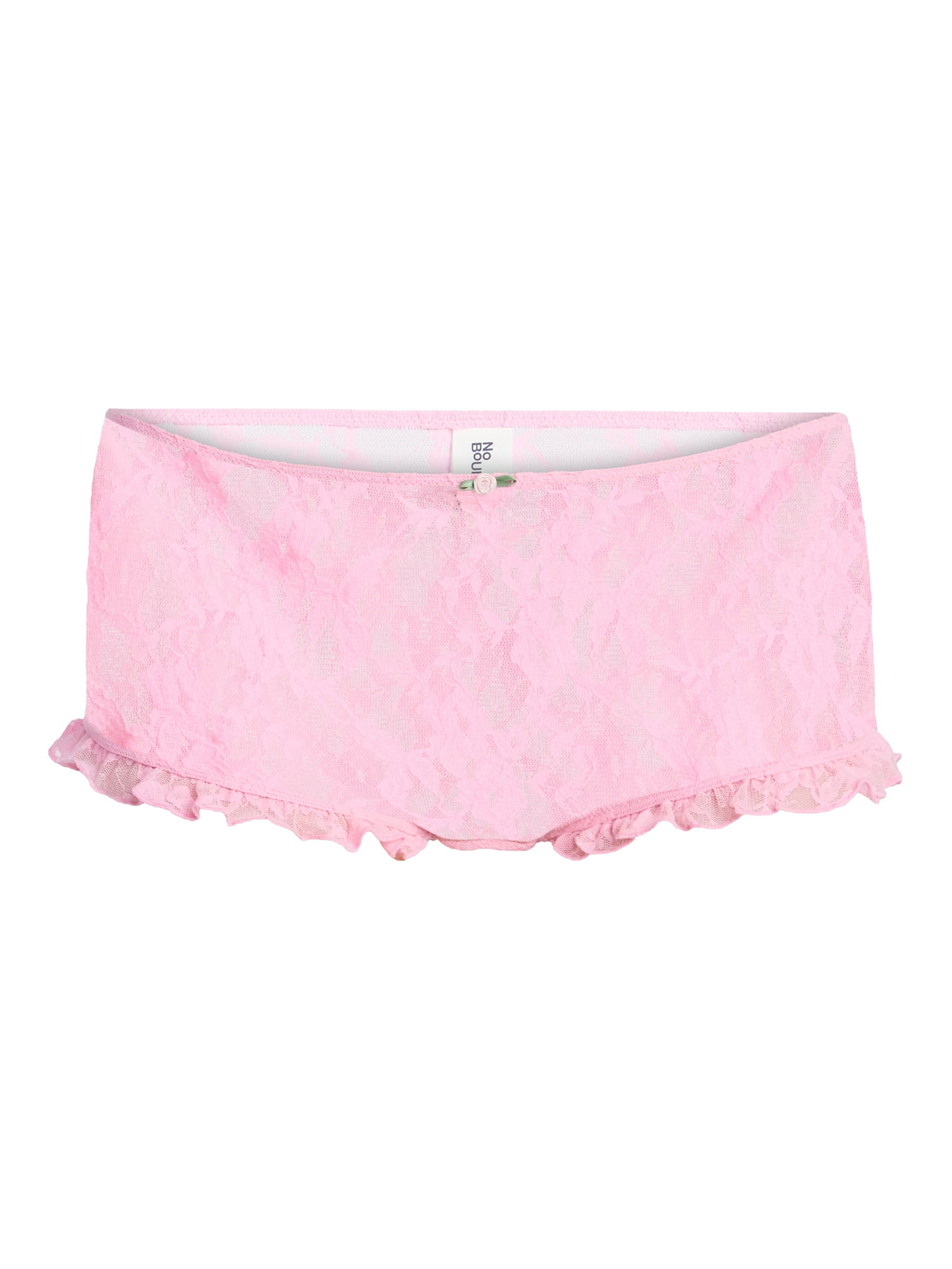 No Boundaries Lace Boyshort Panties, 2-Pack, Women's XS-XXXL