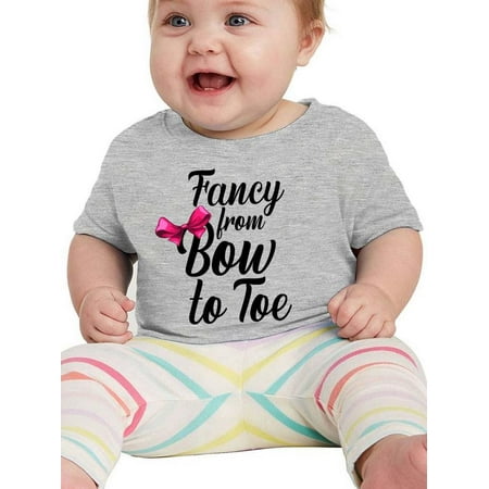

Fance From Bow To Toe T-Shirt Infant -Smartprints Designs 6 Months