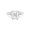 10K White Gold, variant on 5.00 Ct Luxurious Emerald Cut IGI Certified Lab Grown Diamond Solitaire Engagement Ring for Women Solid 18K White Gold Size 9