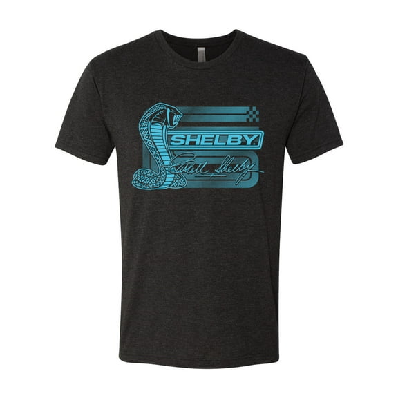 Wild Bobby Ford Shelby Cobra Retro Blue Logo Men Premium Tri Blend Tee