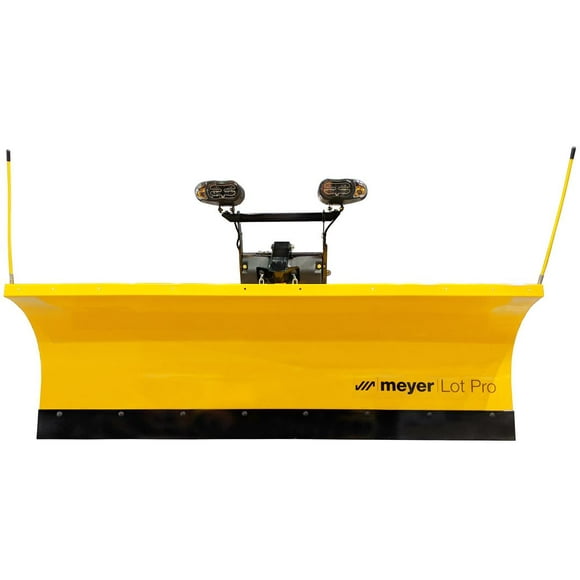 Meyer Snow Plow 09400 PV Insert Hopper; Blade Only; 90 Inch Length; Straight Blade; Hydraulic Lift Sold Separately; Powder Coated; Yellow; Molded Steel