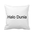 thumbnail image 1 of hello world indsia throw pillow sleeping sofa cushion cover, 1 of 3