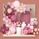 thumbnail image 2 of PartyWoo Kit de Arco de Globo de Rosa Dusty, 140 piezas Kit de Guirnalda de Globo Rosa, Gl Partywoo PartyWoo, 2 of 2