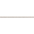 thumbnail image 3 of 14K Rose Gold 1.0mm Diamond Cut Rope 20 Inch, 3 of 5