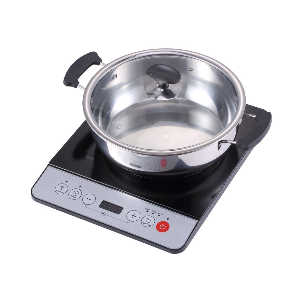 Midea 1500W Induction Cooktop Cooker With Stainless Steel Pot Table Hotpot