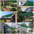 thumbnail image 3 of Toldo de vela de sombra rectangular HDPE transpirable 98% bloque UV 2x3 M jardín Patio al aire libre toldo de protección solar Afortunado Sencillez, 3 of 4