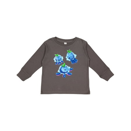 

Inktastic Blueberry Jellyfish Trio-cute and Fun Gift Toddler Boy or Toddler Girl Long Sleeve T-Shirt