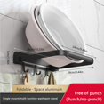 thumbnail image 4 of Toallero De Baño Montado En La Pared De Estilo Clásico Baño Telescópico Plegable Estante De Pared Para El Hogar Almacenamiento Multifunción Soporte Para Lavabo Toallero Con Ganchos De Fila Speravity HA018072-00, 4 of 7