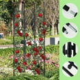 thumbnail image 6 of Garden Plant Trellis Upgraded Black for Climbing Plants Outdoor, Rustproof Plastic+Metal Plant Trellis Support, Tall Plant Trellis Frame for Climbing Vines Flower Vegetable Rose Indoor Outdoor Trelli, 6 of 9