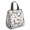 Basketball and Text, variant on Basketball and Text White Pattern Insulated Lunch Bag for Women Men, Large Portable Soft Cooler Tote, Thermal Food Storage Bag with Pearl Cotton, 8.66L, 8.75"x5.75"x9.5"