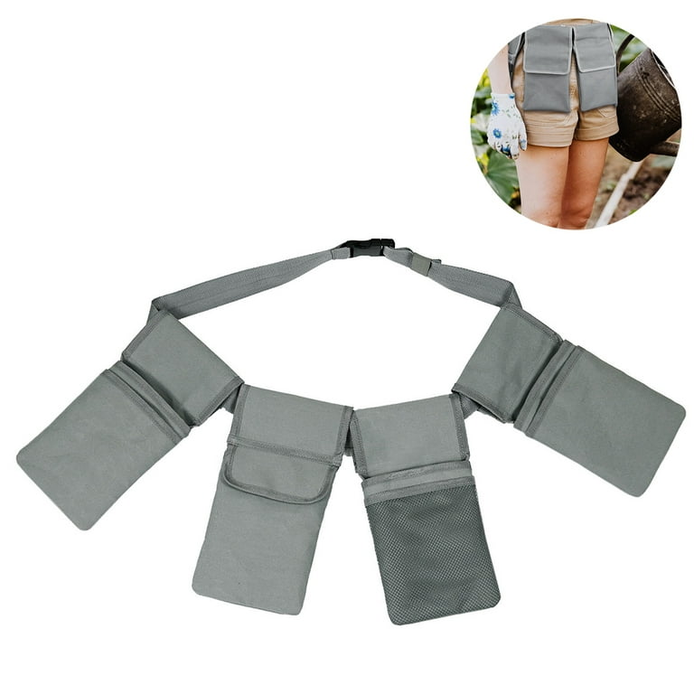 Garden Tool Belt Gardening Utility Belt For Home Improvement And  Housekeeping Waist Canvas Organizer Bag-green