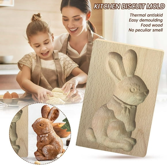 Moulds for DIY Baking Wooden Cookie Moulds Embossing Craft Decorative Tools for Christmas and Thanksgiving Kitchen