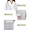 thumbnail image 4 of Forro polar sherpa Robe PAVILIA Premium para mujer con ribete satinado, 4 of 7