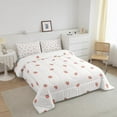 thumbnail image 2 of Erosebridal Cute Strawberry Comforter Set Kawaii Bedding, 2 of 6