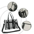 thumbnail image 6 of Transparent PVC Tote Bag 34x26x15cm Odorless Shoulder Handbag for Women Shopping Beach Concert Stadium Approved Clear Body Bag with Zipper, 6 of 6