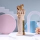 thumbnail image 1 of Decoraciones de pastel de boda de estatua de pareja, estatuilla de novia y novio, 1 of 5