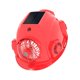 thumbnail image 3 of Sombreros de ventilador de refrigeración, sombrero de pescador multifunción, sombrero para el sol para playa, verano, senderismo Rojo, 3 of 8
