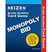 Braille Monopoly Bid Playing Cards