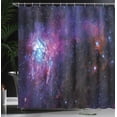thumbnail image 4 of Ambesonne Galaxy Shower Curtain, Mother Nebula View, 69"Wx84"L, Purple Black Blue, 4 of 5