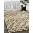thumbnail image 3 of Ahgly Company Machine Washable Indoor Rectangle Abstract Dark Almond Brown Area Rugs, 2' x 3', 3 of 7