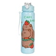 thumbnail image 3 of 700ml Capybara Con Botella Paja Y () Rosa, 3 of 6