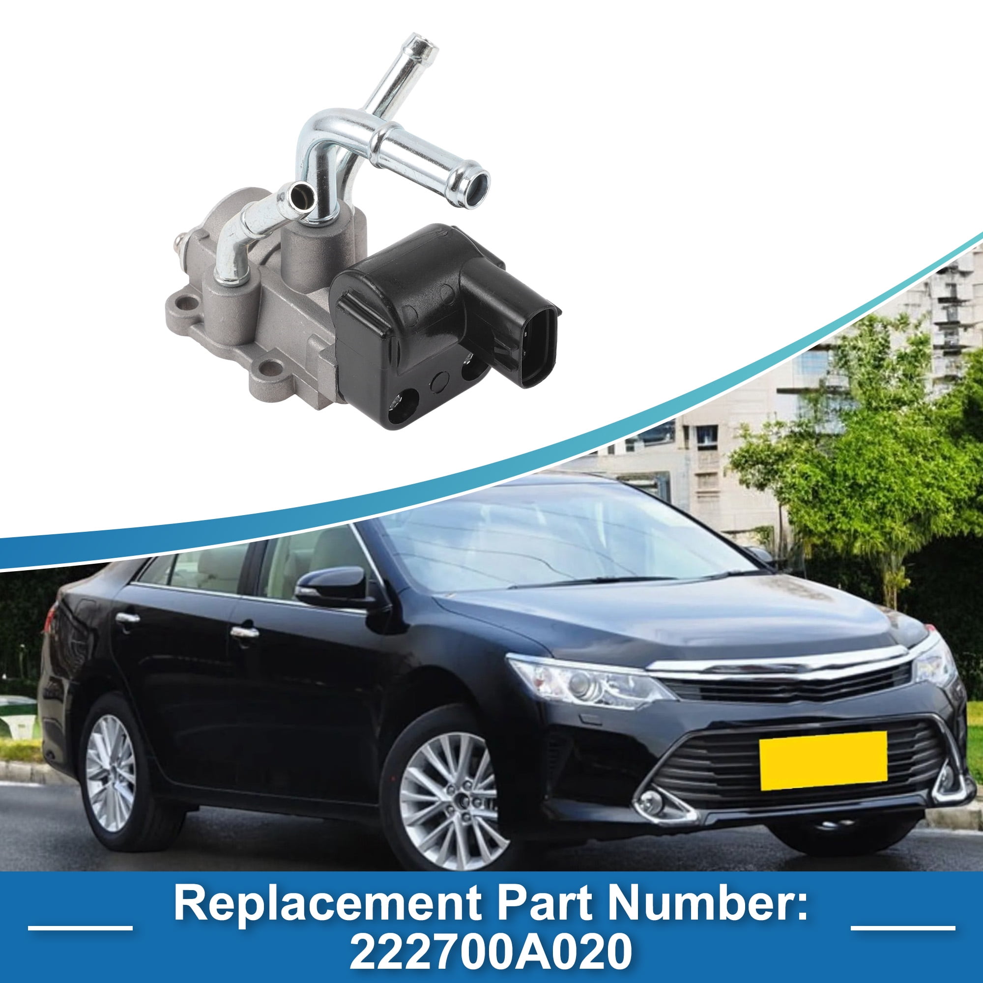 Unique Bargains Car Idle Air Control Valve for Toyota Camry 1996-2005 No.222700A020 IACV Idle Motor Idle Air Control Valve