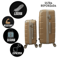 thumbnail image 5 of Juego 2 Maletas De Viaje 10 Kg Y 25 Kg Rigidas Ruedas Desmontables Y Candado Numerico, 5 of 5