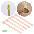 thumbnail image 1 of 100 palitos de cera de madera para depilar el cabello y las cejas, pequeños aplicadores de cera, perfectos para la depilación de la nariz, 1 of 8