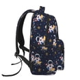 thumbnail image 3 of Disketp Astronaut Surfing Mochila Estampada para Hombre y Mujer – Mochila Ligera Clásica con Múltiples Bolsillos para Universidad, Trabajo y Viajes-One Size, 3 of 5