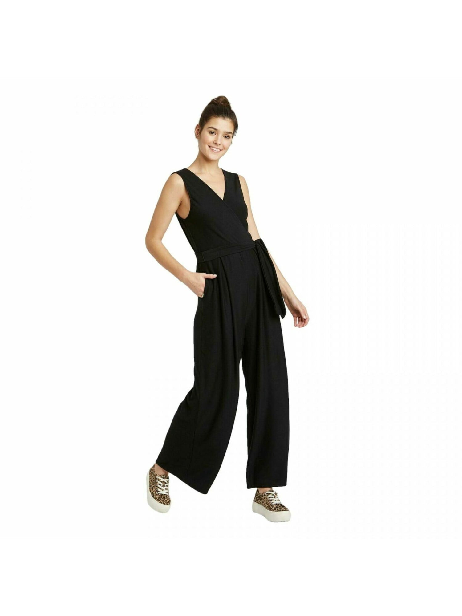 Halston Womens Wrap Neck Halter 