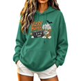 thumbnail image 2 of Molidfa Womens Scary Movies Hoodie Retro Graphic Oversized Halloween Pullover Top, 2 of 5
