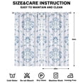 thumbnail image 2 of Natural Botanical Curtains 42x84 Inch 2 Panels Rod Pocket Blackout Drapes for Bedroom and Timeless Appeal, 2 of 2