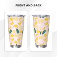 thumbnail image 3 of Fotbe Banana With Leaves Pattern 20 oz Tumbler Stainless Steel Vacuum Insulated Coffee Ice Cup Double Wall Travel Flask Leak-proof Coffee Cup-Without Straw, 3 of 8
