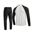 thumbnail image 4 of Maqroz Mens Two Piece Tracksuit Matching Sets Colorblock Full Zip Up Jackets Straight Leg Sweatpants Casual Athletic Activewear Suits Sweatsuits for Outdoor Training, 4 of 6