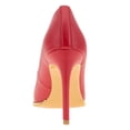 thumbnail image 3 of FSJ Women Classic High Heel Pointed Toe Pumps Fashion Stiletto Heel Slip On Ladies Office Dress Shoes Size 11 Red, 3 of 4