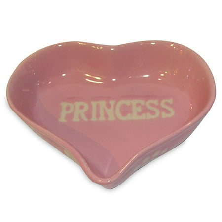 Princess of Pets Shallow Heart Dish, 6.25"
