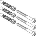 thumbnail image 1 of Juego de montaje (3 tornillos, 3 tacos), 1 of 1