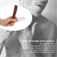 thumbnail image 4 of Rasoir manuel professionnel pour hommes, manche en bois, pliable, support de lame (sans lame), 4 of 4
