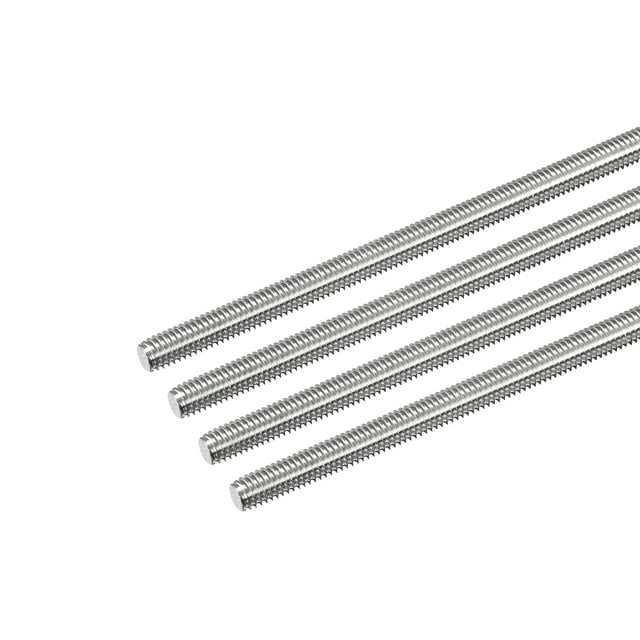 Totalmente Roscada Varilla M6 x 170mm 1mm Rosca Paso 304 Inoxidable Acero Derecha Mano Roscadas Varillas Barra Pernos Paquete de 4