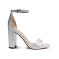 thumbnail image 2 of Sam Edelman Womens Yaro Metallic Block Heel Evening Sandals, 2 of 3