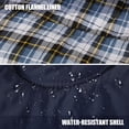 thumbnail image 4 of REDCAMP Cotton Flannel Sleeping Bag for Camping Backpacking, Adults Cold Weather Envelope Sleeping Bags with 6lbs Filling, 4 of 9