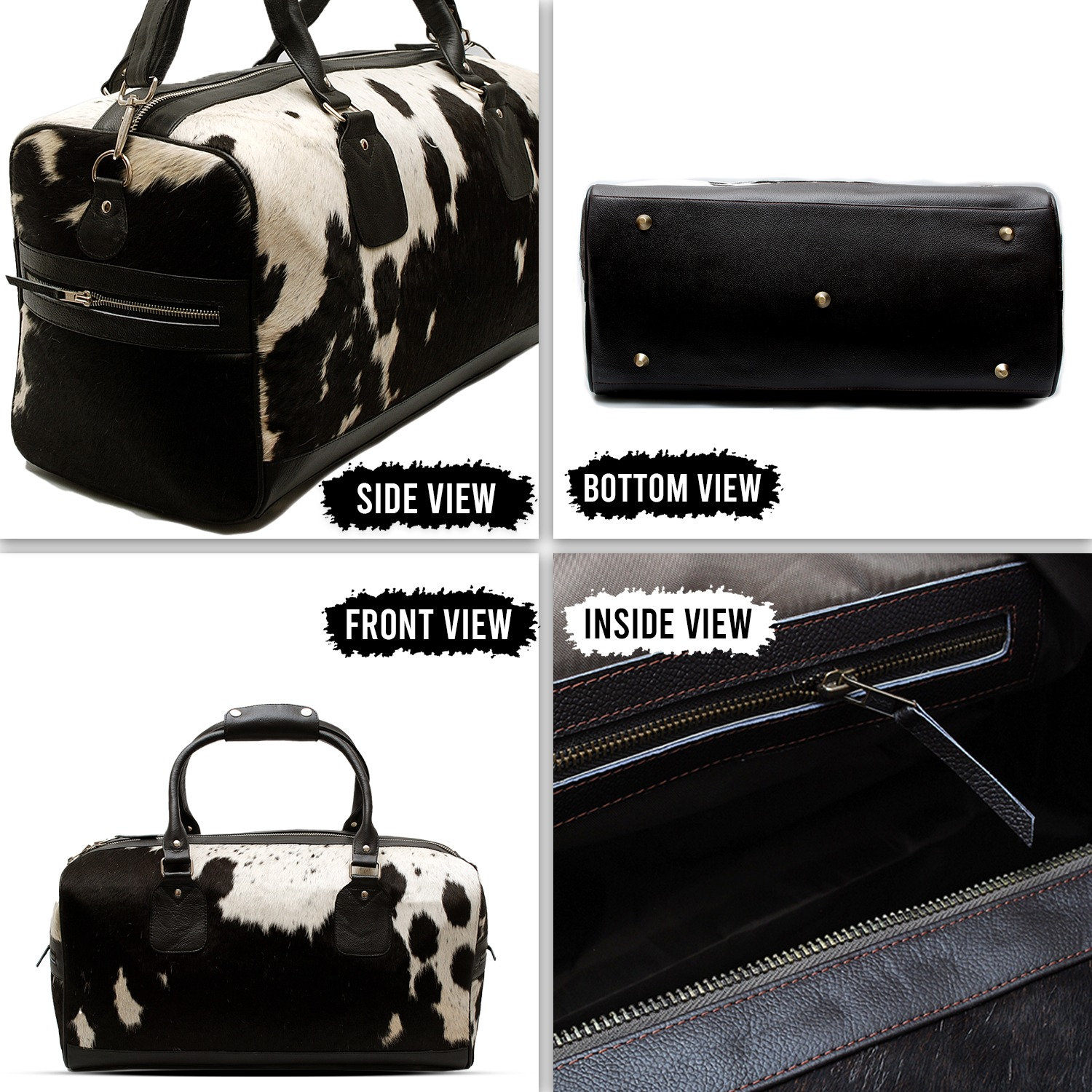 Cowhide Large Leather Duffel Women Travel Weekend Holiday Bag Men Sport Overnight Weekender Tricolour Leather Duffle Bag KDL-17