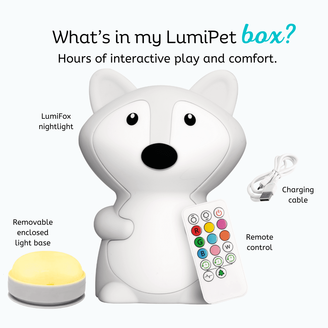 LumiPets&reg; Fiona the Fox Night Light