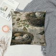 thumbnail image 2 of Chilfamy   Pillow Covers Vintage Two Bird's Nest Eggs Decorative Pillow Case&nbsp;Cobbled Road Cushion Covers Home/Couch/Bedroom/Livingroom/Kitchen/Car, 2 of 5