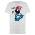 thumbnail image 1 of Skater Hipster T-Shirt Men -Image by Shutterstock, Male Large, 1 of 2